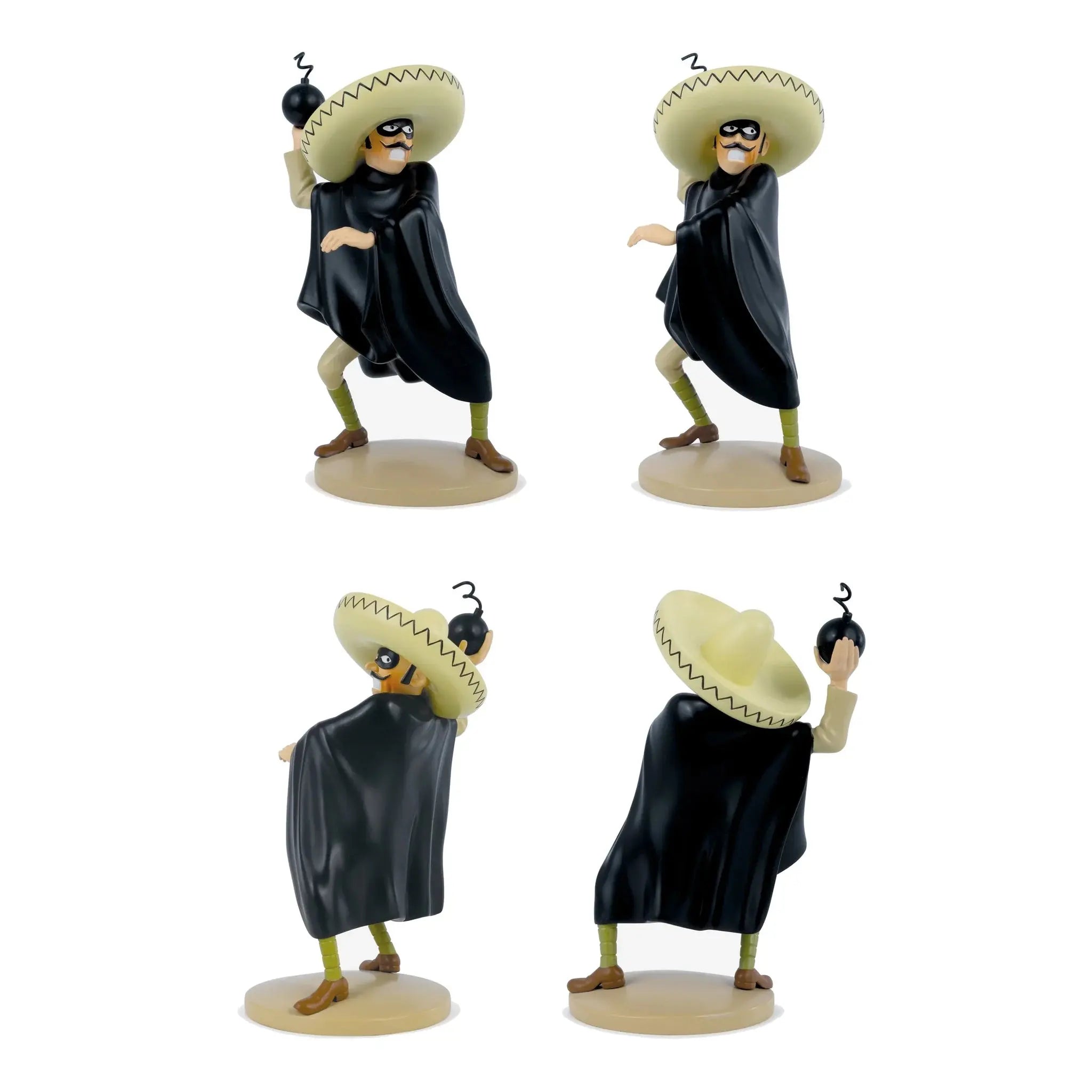 FIGURINE TINTIN - CAPORAL DIAZ TERRORISTE MALADROIT - L'OREILLE CASSEE Tintinimaginatio