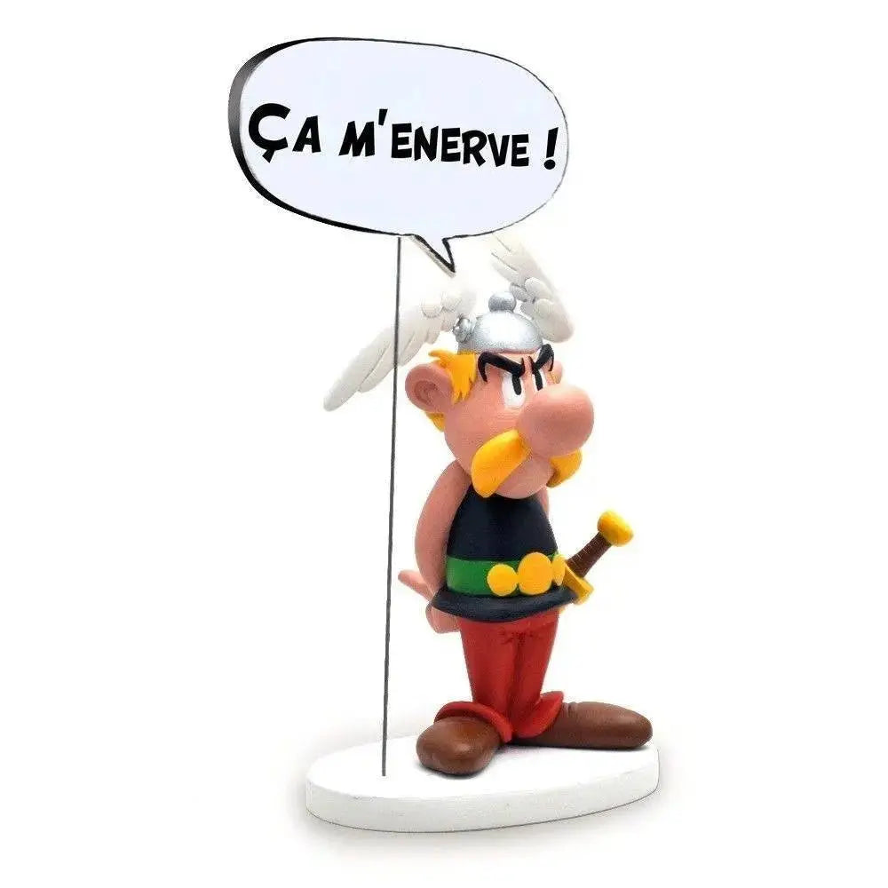 Figurine Astérix : ASTERIX BULLE "ÇA M'ENERVE !" - La Case Au Tresor