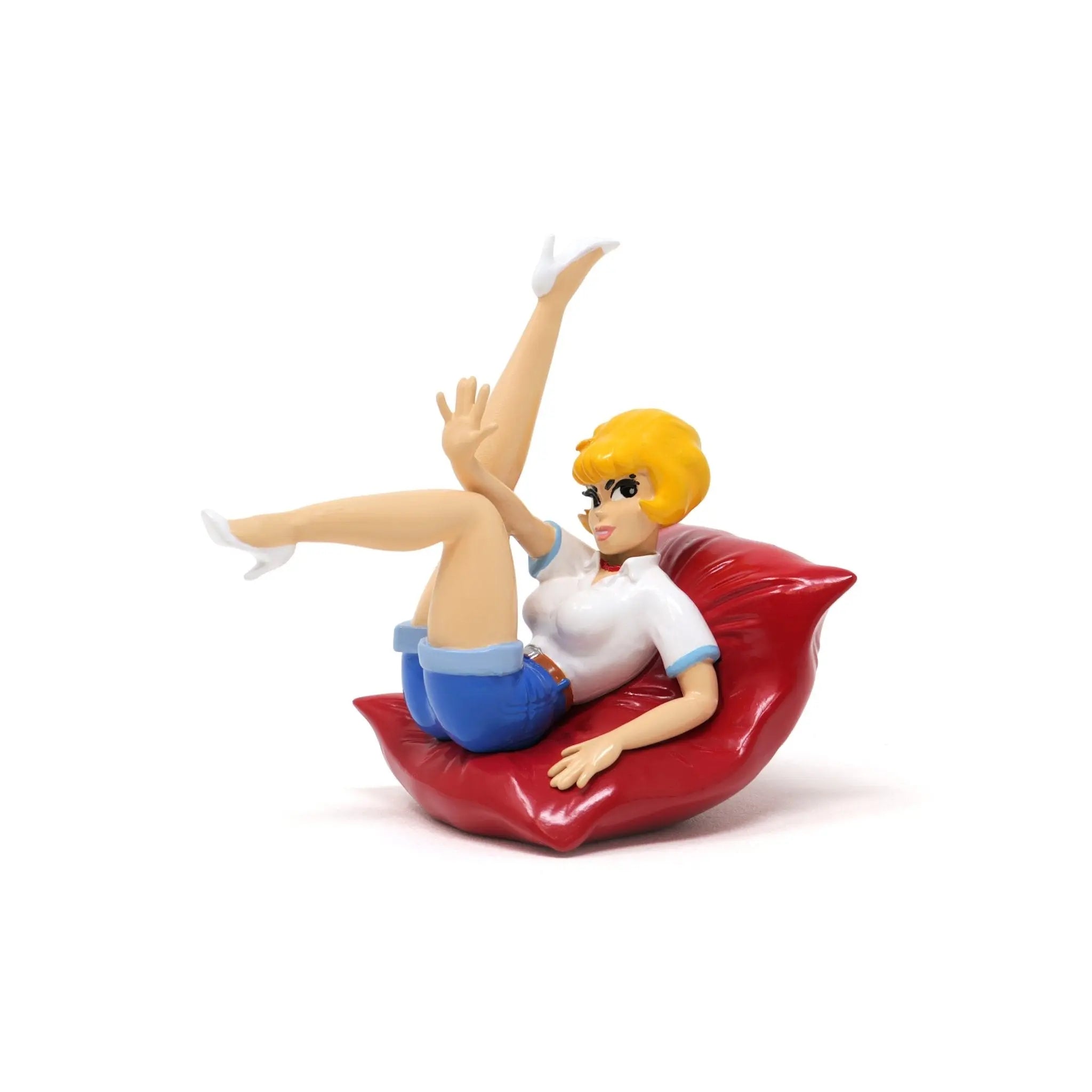 Natacha sur le coussin - Figurine Pixi - La Case Au Tresor