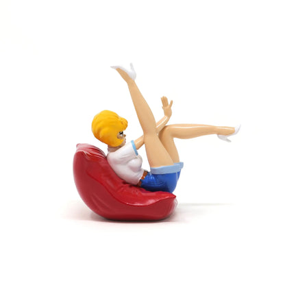 Natacha sur le coussin - Figurine Pixi - La Case Au Tresor