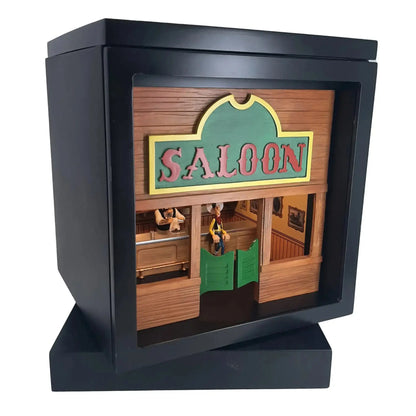PIXIRAMA - Lucky Luke Saloon Figurine - La Case Au Tresor