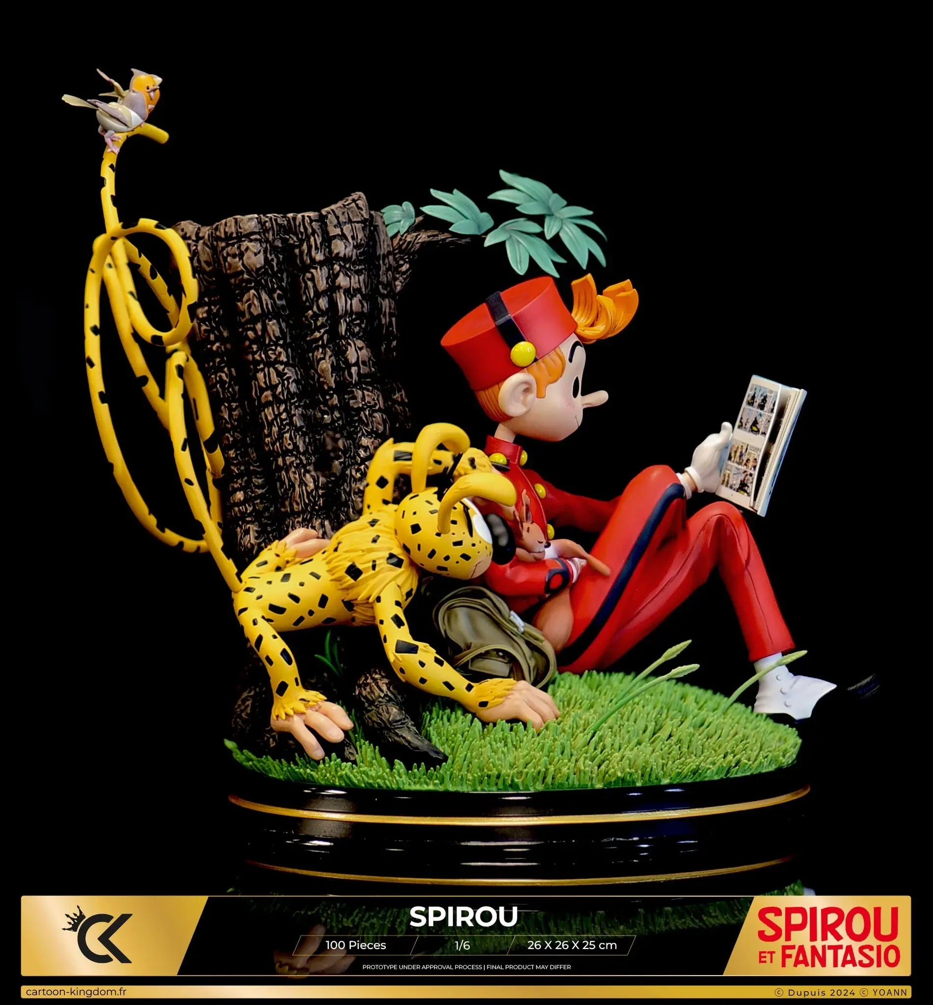 SPIROU - MARSUPILAMI - HOMMAGE A FRANQUIN 1/6e (100 EX) ID9