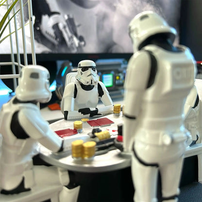 Star Wars Stormtroopers Poker Face Diorama Original - La Case Au Tresor