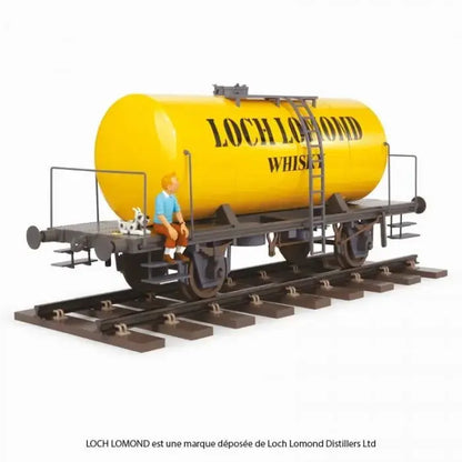 TINTIN - LE WAGON LOCH LOMOND - L'ILE NOIRE - La Case Au Tresor