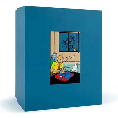 TINTIN PRENANT LE THÉ - La Case Au Tresor