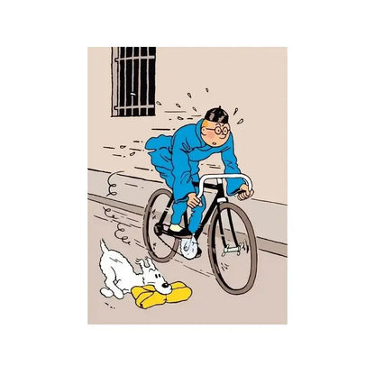 Tintin Lotus Bleu - Tintin au paquet - La Case Au Tresor