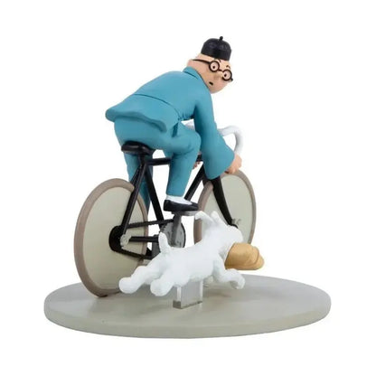 Tintin Lotus bleu - Tintin à vélo - La Case Au Tresor