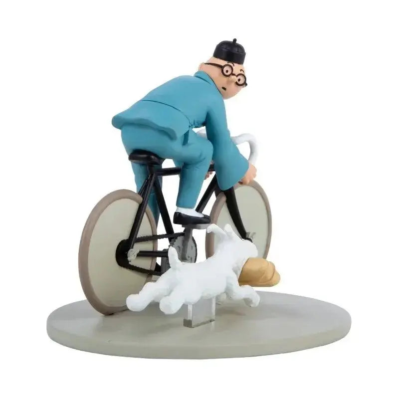 Tintin Lotus bleu - Tintin à vélo - La Case Au Tresor