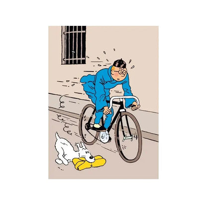 Tintin au paquet - Lotus bleu Tintinimaginatio