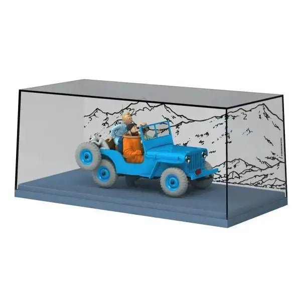 VEHICULE TINTIN - JEEP BLEUE 1/24e 04 - OBJECTIF LUNE - La Case Au Tresor