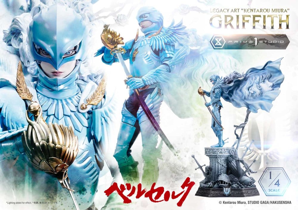 Berserk Griffith, le Faucon de Lumière - Legacy Art Miura 1/4 93 cm - La Case Au Tresor