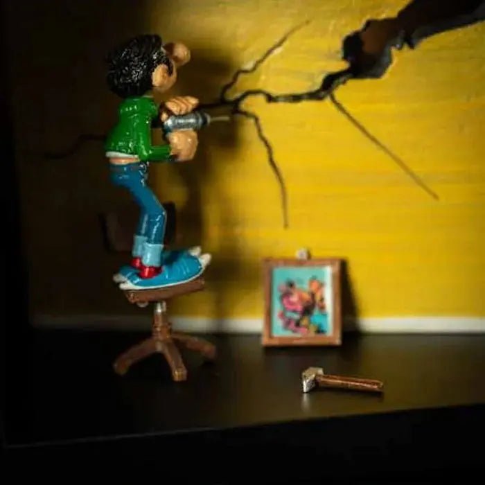 CUBE PIXIRAMA: GASTON LAGAFFE PERCEUSE - La Case Au Tresor