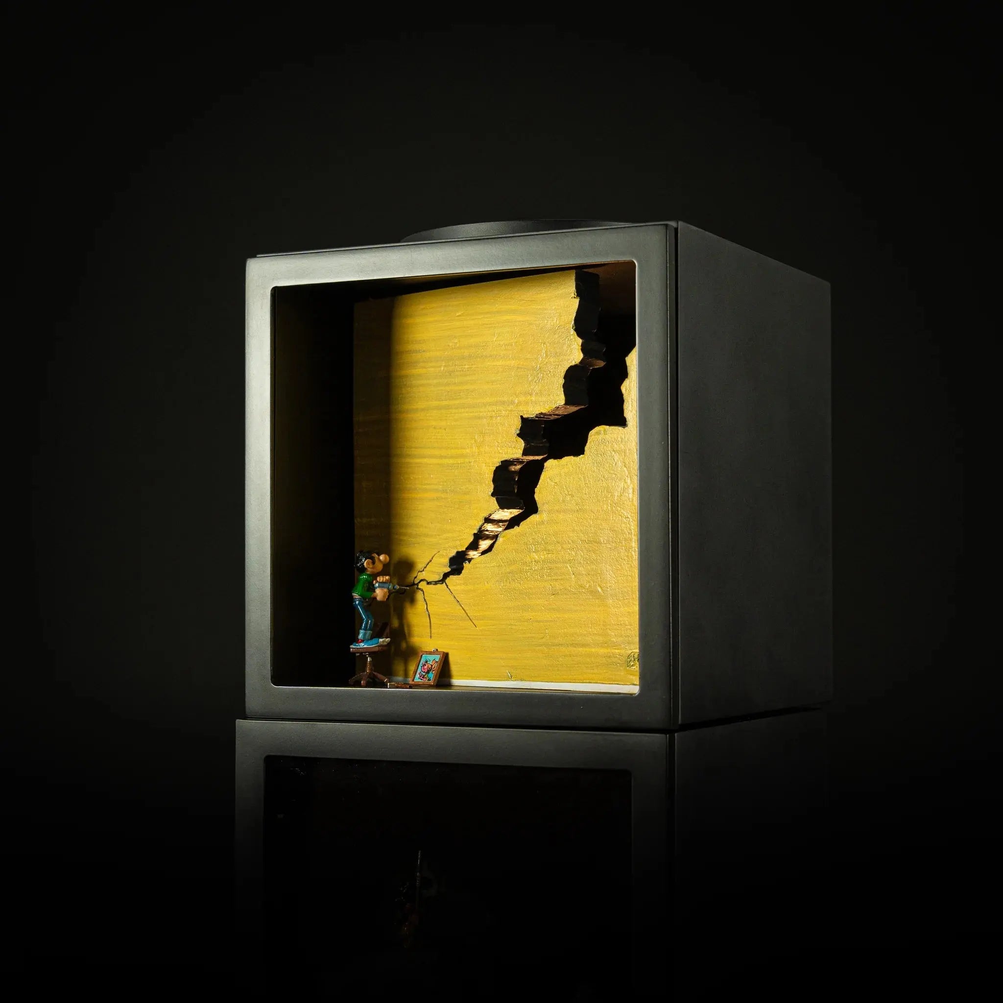 CUBE PIXIRAMA: GASTON LAGAFFE PERCEUSE - La Case Au Tresor