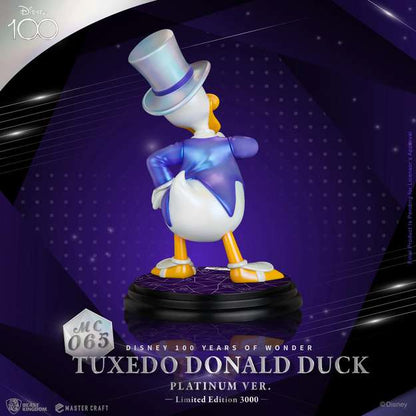 FIGURINE DISNEY: MASTER CRAFT TUXEDO DONALD DUCK VERSION PLATINE Beast Kingdom Toys