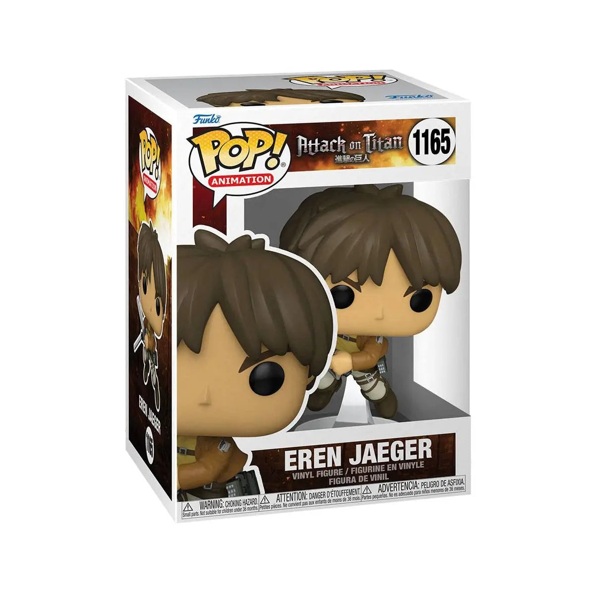 FIGURINE POP: L'ATTAQUE DES TITANS - EREN JAGER Funko