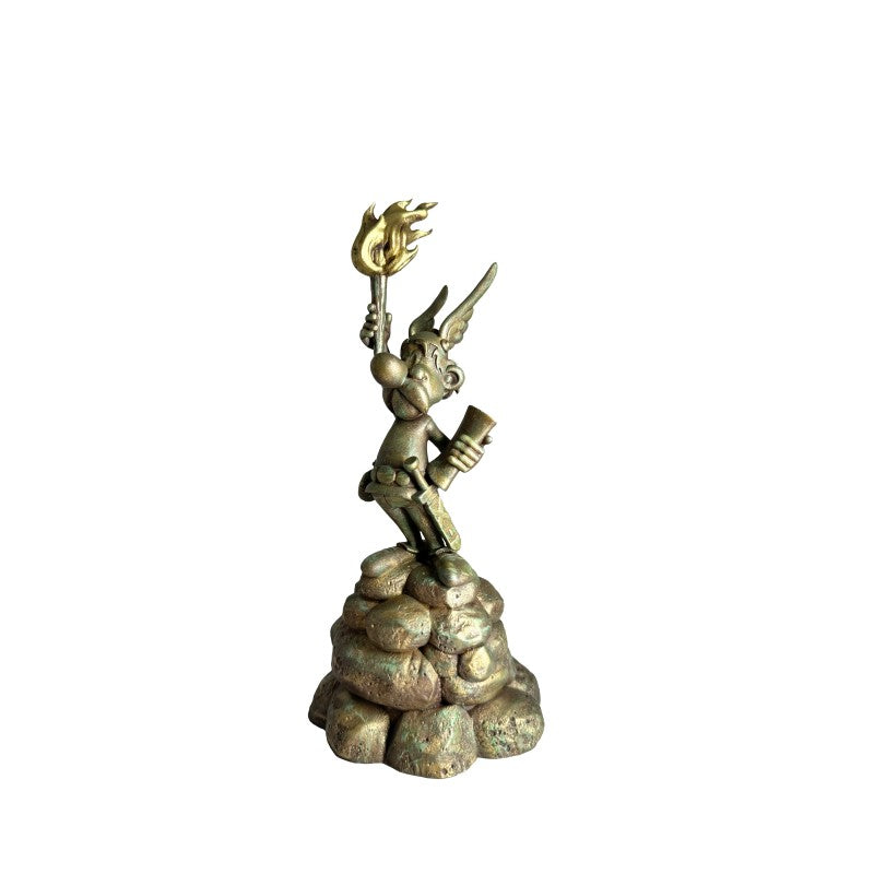 FIGURINE  PIXI BRONZE ASTERIX : LA LIBERTÉ ÉCLAIRANT LE MONDE Pixi