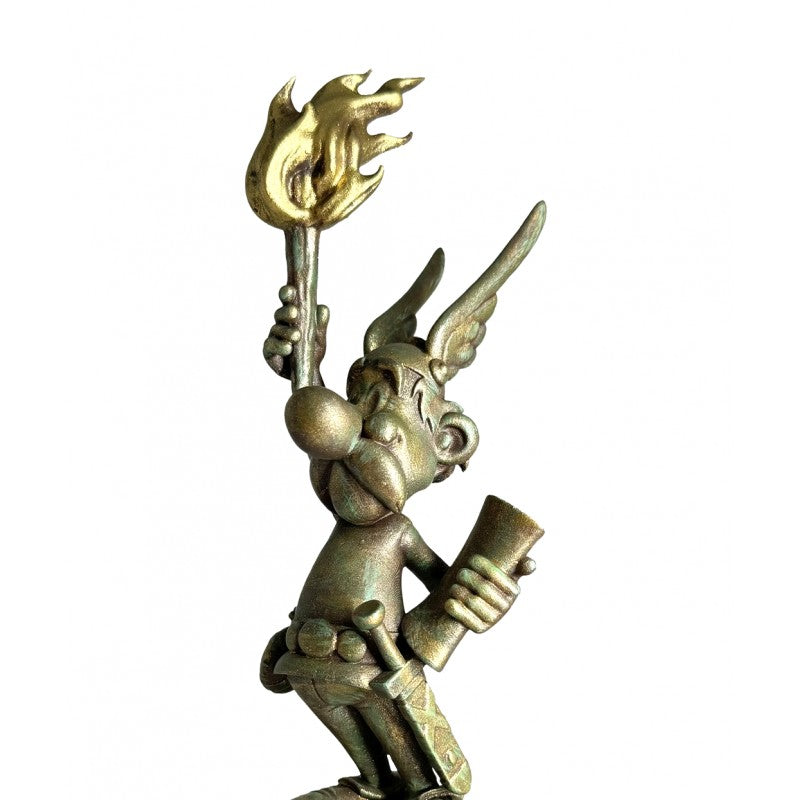 FIGURINE  PIXI BRONZE ASTERIX : LA LIBERTÉ ÉCLAIRANT LE MONDE Pixi