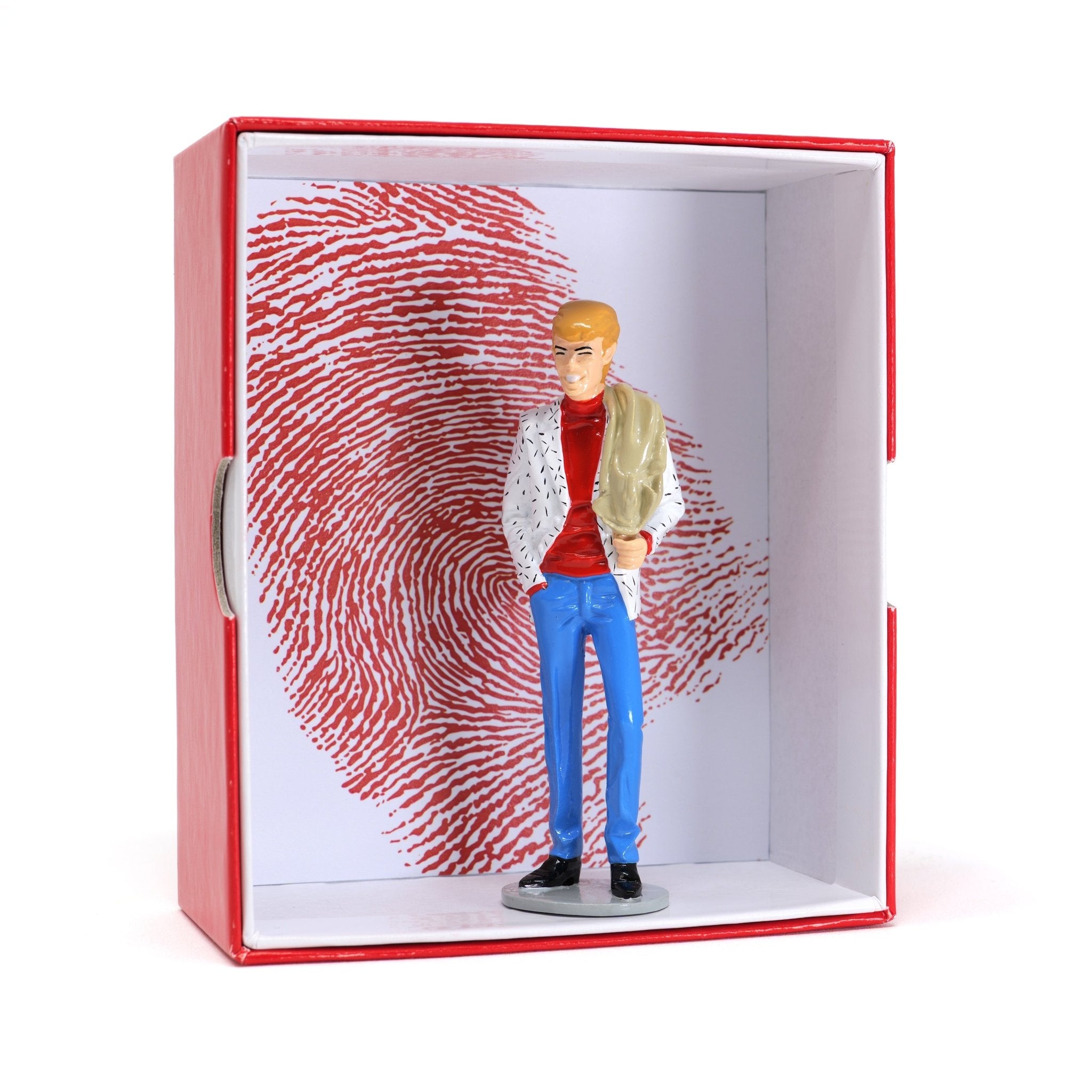Figurine Pixi Ric Hochet veste sur l’épaule – Édition limitée numérotée 200ex - La Case Au Tresor