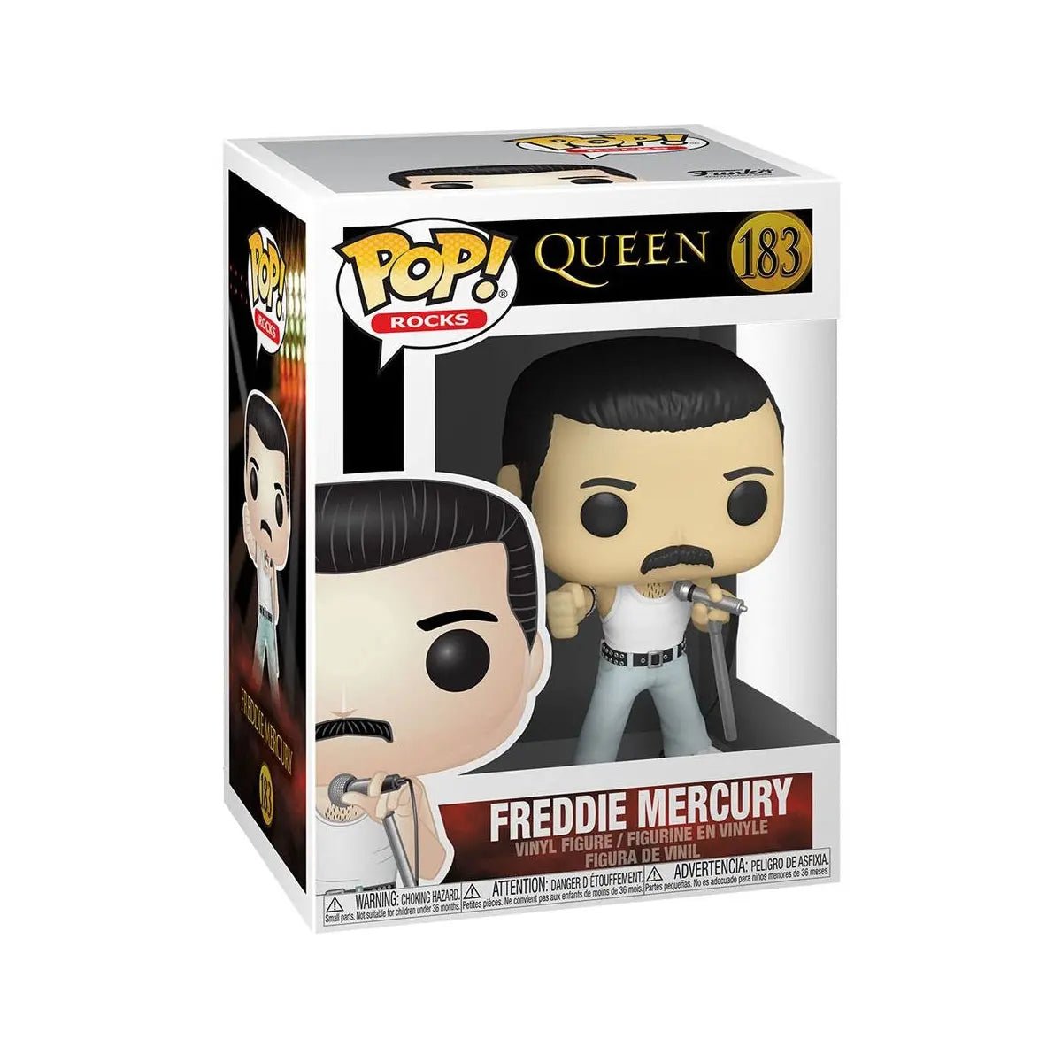 FIGURINE POP: FREDDY MERCURY - La Case Au Tresor