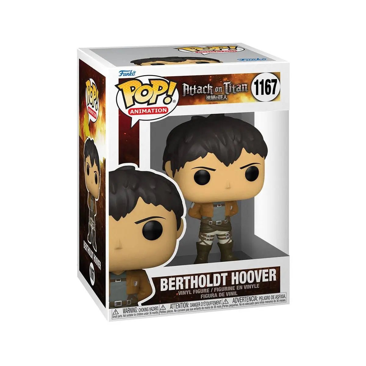 FIGURINE POP: L'ATTAQUE DES TITANS - BERTHOLDT HOOVER - La Case Au Tresor
