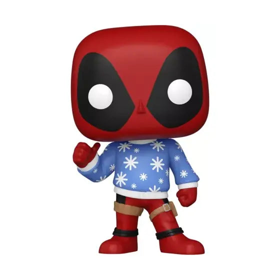 FIGURINE POP: MARVEL - DEADPOOL PULL DE NOEL - La Case Au Tresor