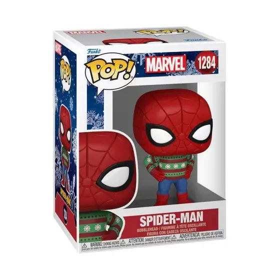FIGURINE POP : MARVEL - SPIDERMAN NOEL - La Case Au Tresor