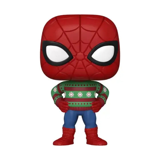 FIGURINE POP : MARVEL - SPIDERMAN NOEL - La Case Au Tresor