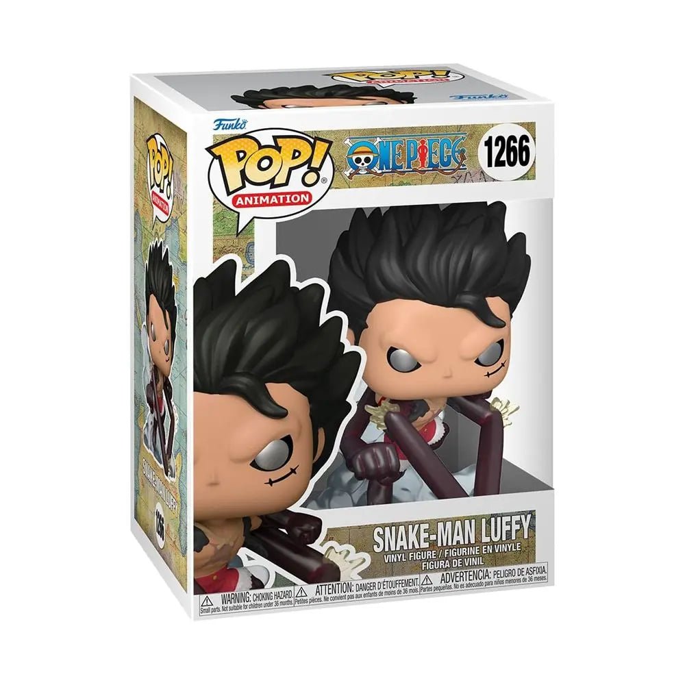 FIGURINE POP: ONE PIECE - SNAKE - MAN LUFFY - La Case Au Tresor