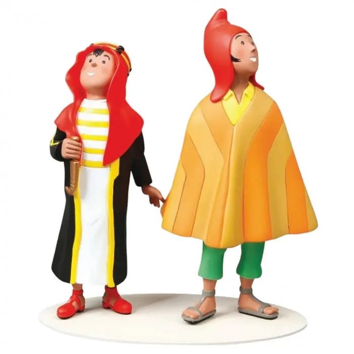 FIGURINE TINTIN: ABDALLAH ET ZORRINO MUSÉE IMAGINAIRE - La Case Au Tresor