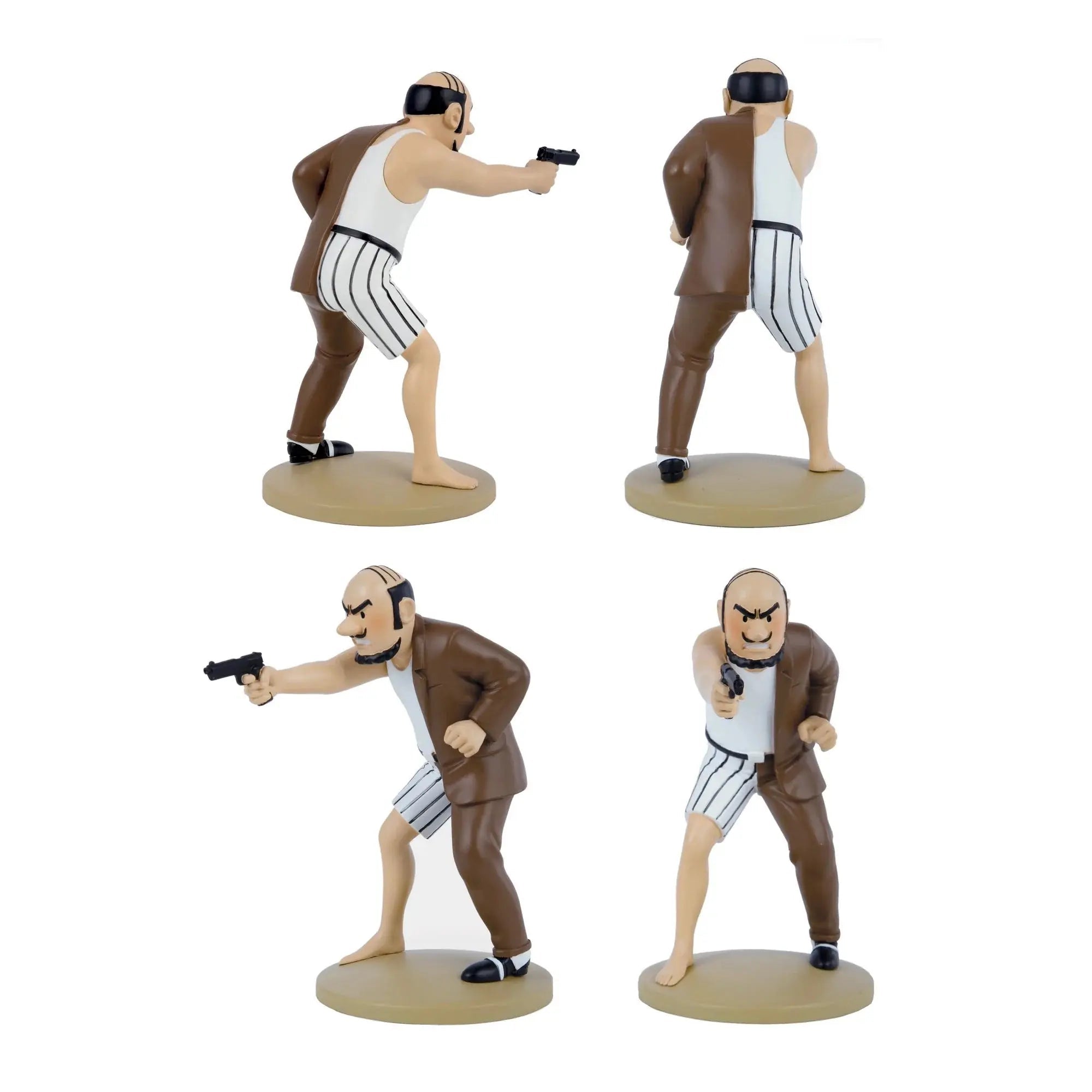 FIGURINE TINTIN - ALONZO PEREZ LE CERVEAU - L'OREILLE CASSEE - La Case Au Tresor