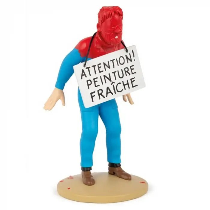 Figurine Tintin : Haddock peinture fraîche - La Case Au Tresor