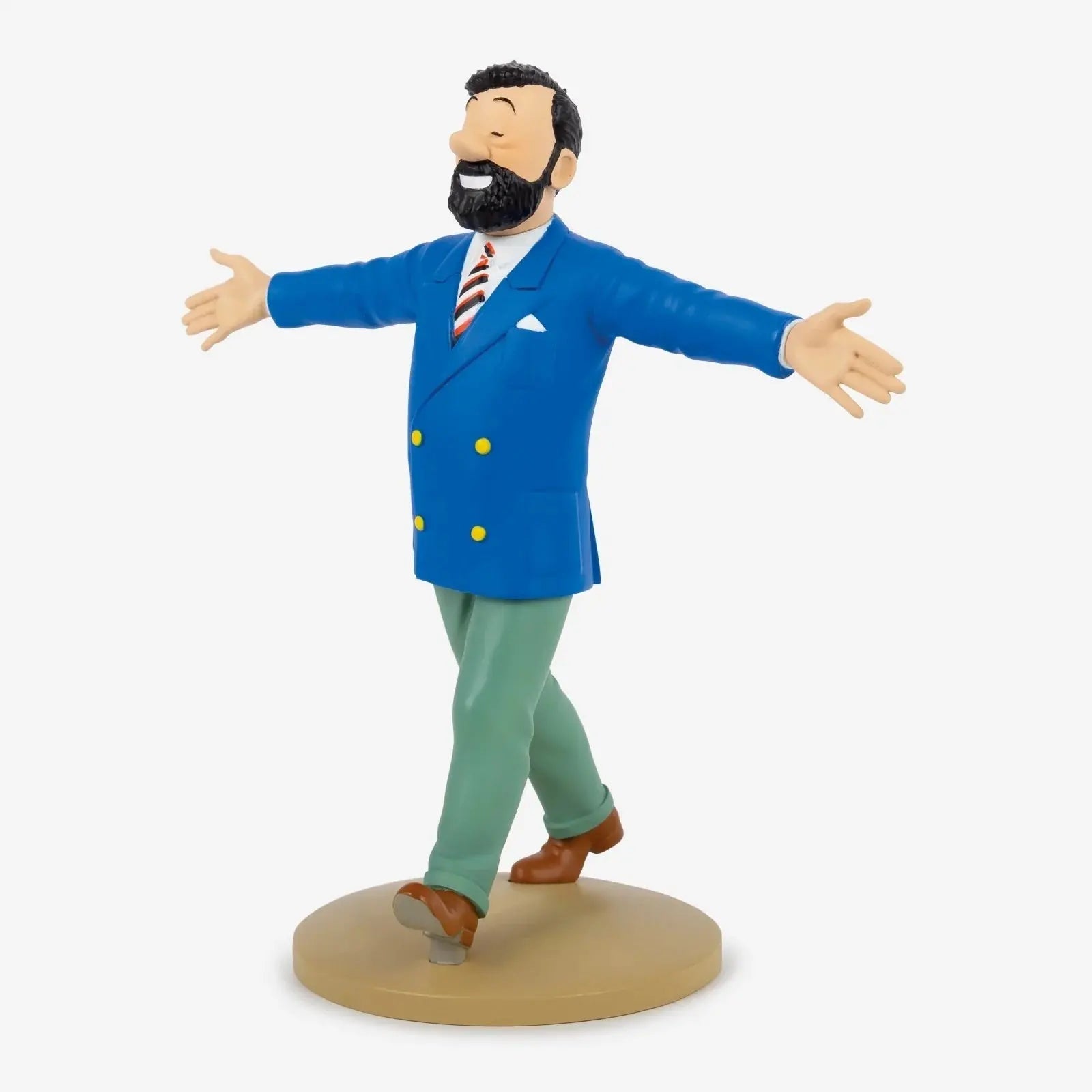 FIGURINE TINTIN - HADDOCK VESTON BLEU - LES BIJOUX DE LA CASTAFIORE - La Case Au Tresor