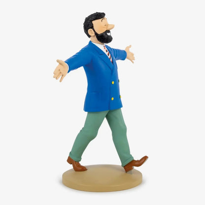 FIGURINE TINTIN - HADDOCK VESTON BLEU - LES BIJOUX DE LA CASTAFIORE - La Case Au Tresor