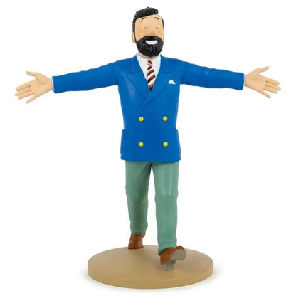 FIGURINE TINTIN - HADDOCK VESTON BLEU - LES BIJOUX DE LA CASTAFIORE - La Case Au Tresor