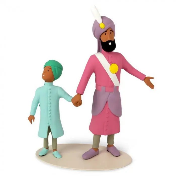 FIGURINE TINTIN: LE MAHARADJAH ET SON FILS MUSÉE IMAGINAIRE - La Case Au Tresor