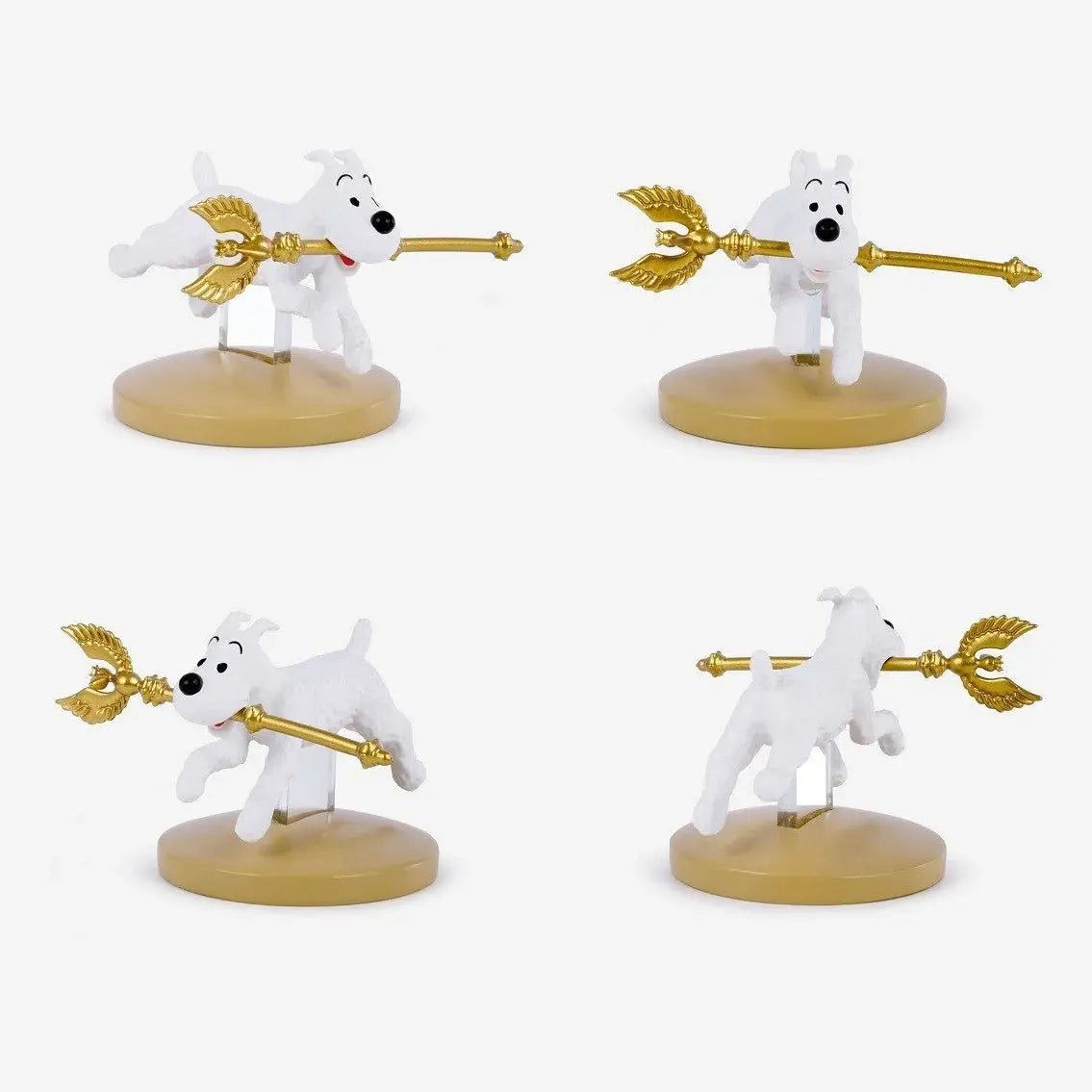 FIGURINE TINTIN - MILOU AVEC LE SCEPTRE - LE SCEPTRE D'OTTOKAR - La Case Au Tresor