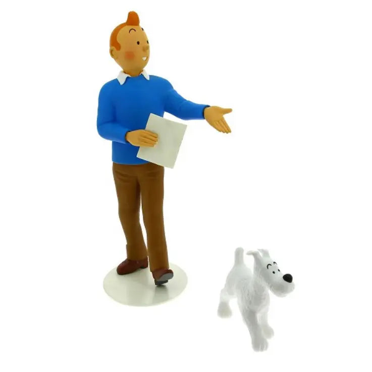FIGURINE TINTIN: TINTIN ET MILOU - La Case Au Tresor