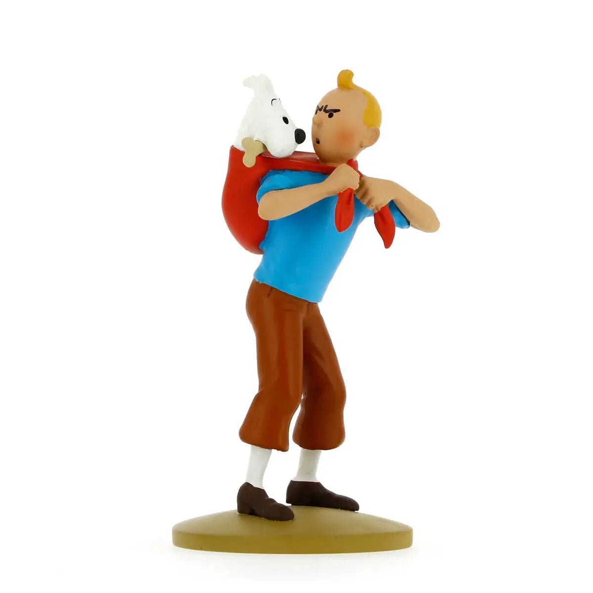 Figurine Tintin : Tintin ramène Milou - La Case Au Tresor