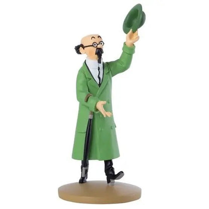 Figurine TINTIN : Tournesol salue au chapeau - La Case Au Tresor