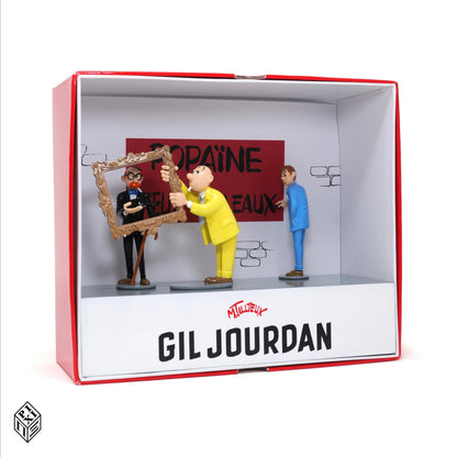 Gil Jourdan Popaïne et vieux tableaux, figurine Pixi, vue 2