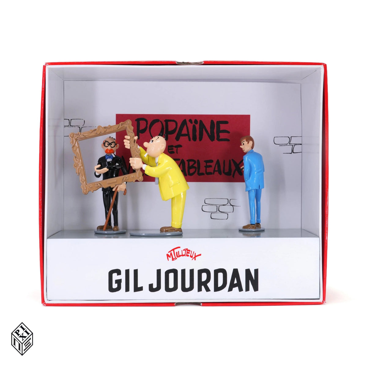 Gil Jourdan - Popaïne et vieux tableaux - Pixi 9 cm - La Case Au Tresor