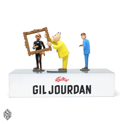 Gil Jourdan Popaïne et vieux tableaux, figurine Pixi, vue 3