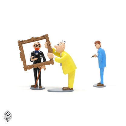 Gil Jourdan Popaïne et vieux tableaux, figurine Pixi, vue 4