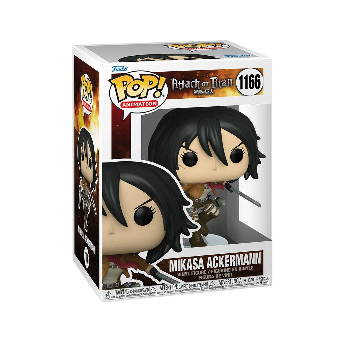 FIGURINE POP: L'ATTAQUE DES TITANS MIKASA ACKERMAN