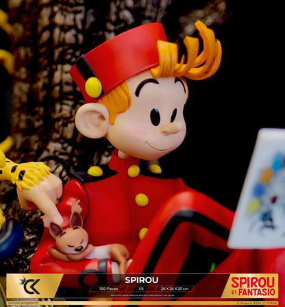 SPIROU - MARSUPILAMI - HOMMAGE A FRANQUIN 1/6e (100 EX) - La Case Au Tresor