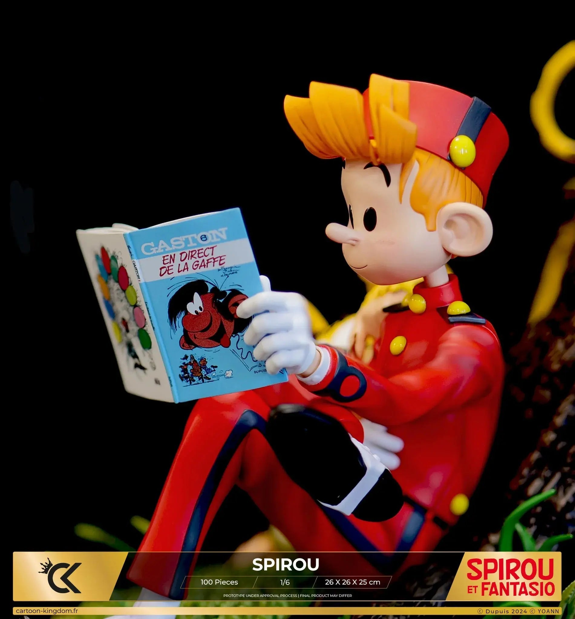 SPIROU - MARSUPILAMI - HOMMAGE A FRANQUIN 1/6e (100 EX) - La Case Au Tresor