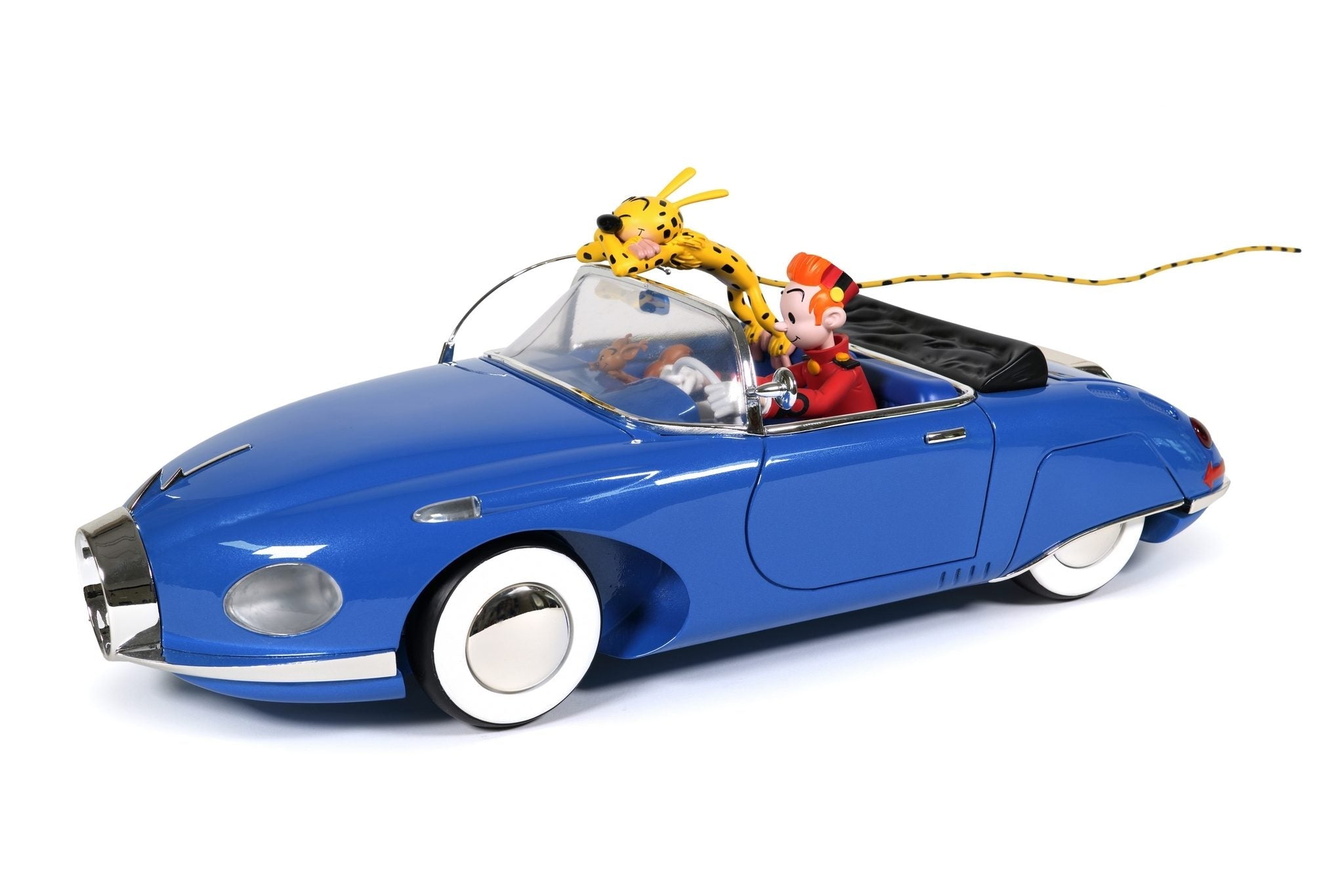 Statuette Spirou, le Marsupilami et Spip dans la Turbotraction (Franquin) – Collectoys (Ref: 000450) - La Case Au Tresor