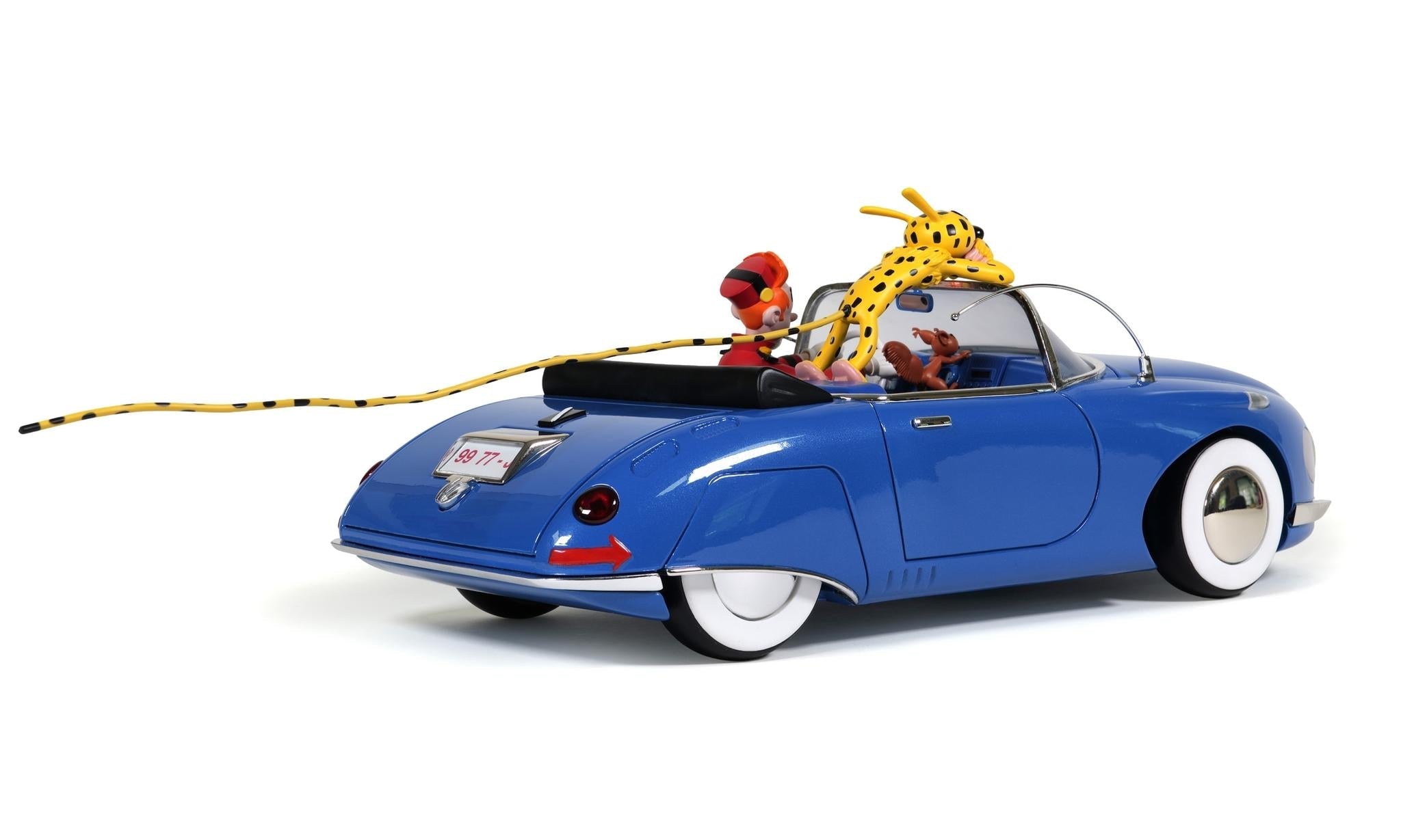 Statuette Spirou, le Marsupilami et Spip dans la Turbotraction (Franquin) – Collectoys (Ref: 000450) - La Case Au Tresor