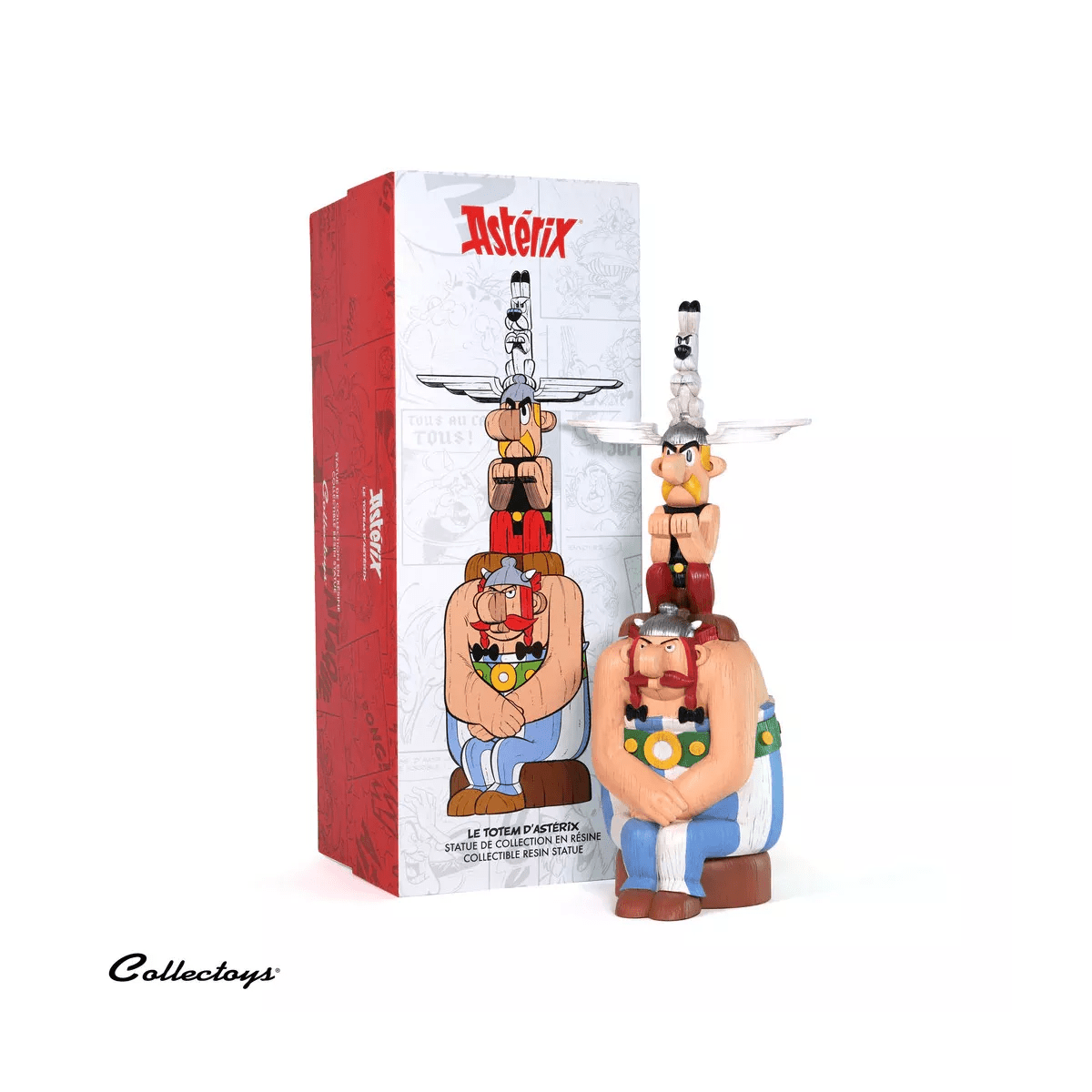 Totem d’Astérix - La grande traversée d'Asterix – Statuette résine Collectoys - La Case Au Tresor