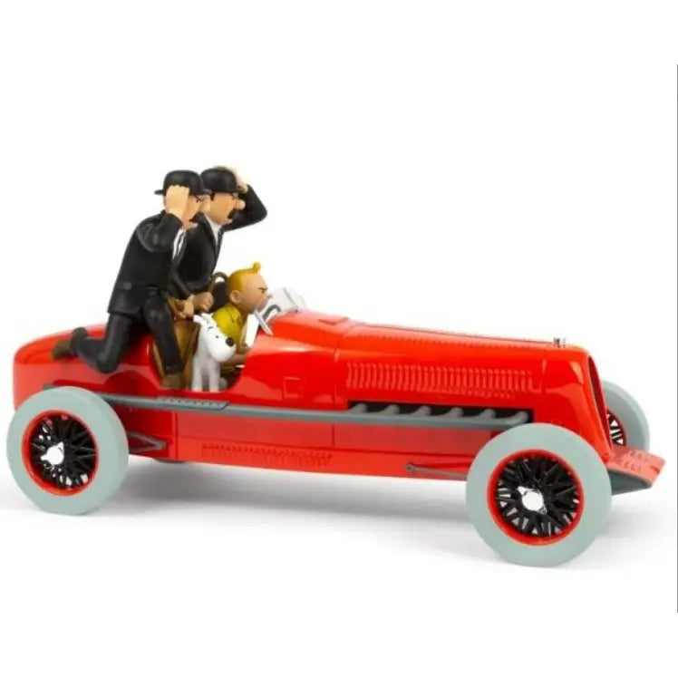 VEHICULE TINTIN: BOLIDE ROUGE 1/12 - La Case Au Tresor